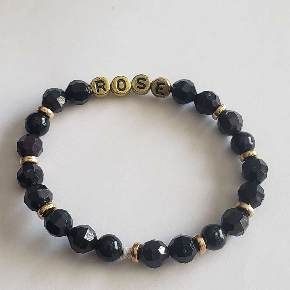 Rose Bead Bracelet